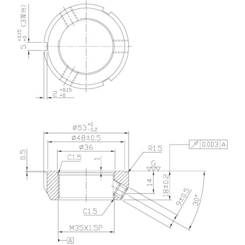 NIKKI 精密ロックナット MFシリーズ M35