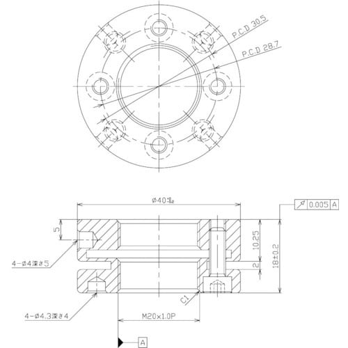 NIKKI 精密ロックナット MKRシリーズ M2