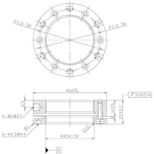 NIKKI 精密ロックナット MKRシリーズ M4