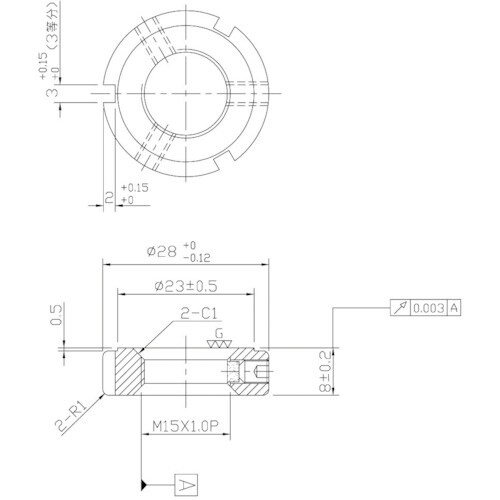 NIKKI 精密ロックナット MRシリーズ M15