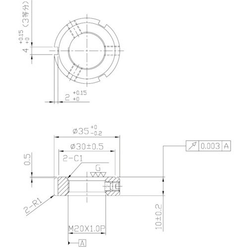 NIKKI 精密ロックナット MRシリーズ M20