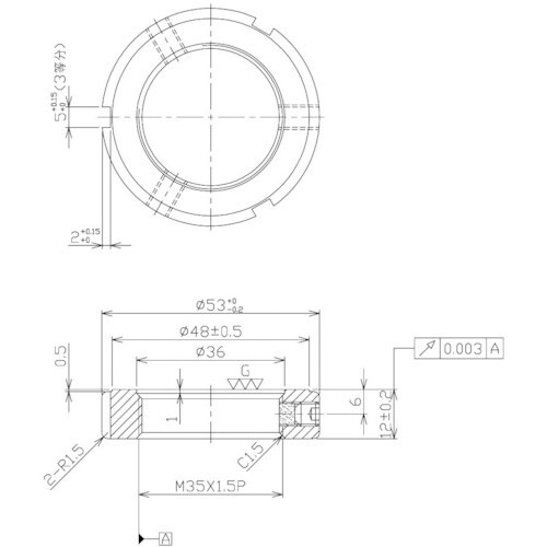 NIKKI 精密ロックナット MRシリーズ M35