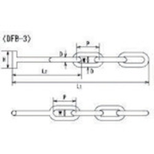 水本 ステンレス 車体ドア留め金具B型 全長187