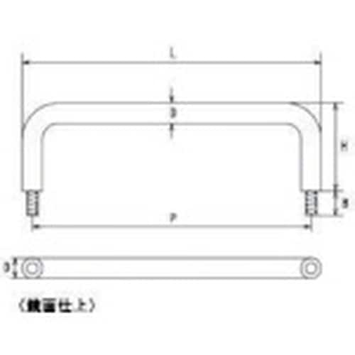 水本 ステンレス 引き取手(おねじ) 線径6mmピ