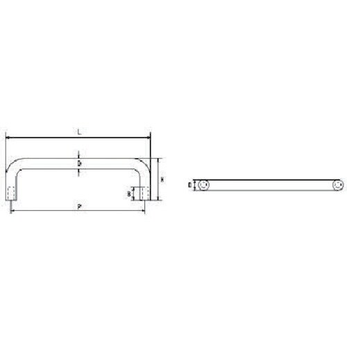 水本 ステンレス 引き取手C型(めねじ) 線径8m