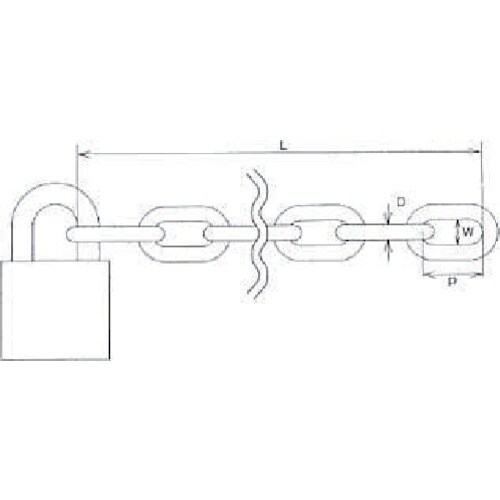 水本 南京錠 ステンレス スーパーデフロック チェ