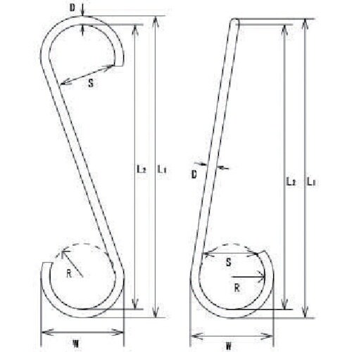 水本 ファンシーSフック ツイスト(グリーン) 全