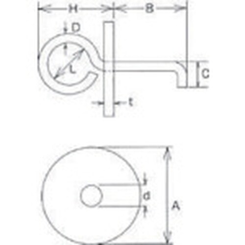 水本 ステンレス アンカープレート コンクリート埋