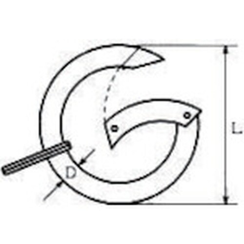 水本 アルック サークル ゴールド 奥行8mm 長