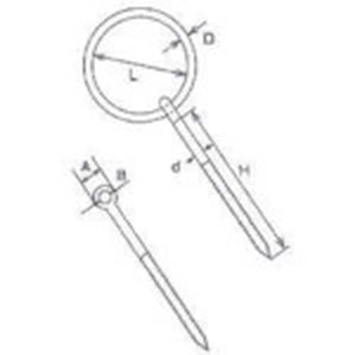 水本 アイプレート ステンレス 丸カンスクリュー