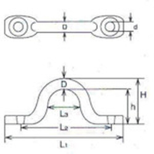 水本 ステンレス アイストラップ 線径4mm ピッ