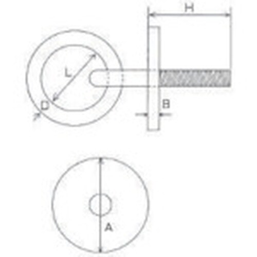 水本 ステンレス 丸カンボルトS型(アンカープラグ