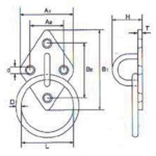 水本 ステンレス ダイアモンドアイ丸カン 50mm