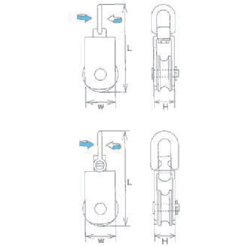 水本 ステンレス サンマブロック 参考使用荷重25
