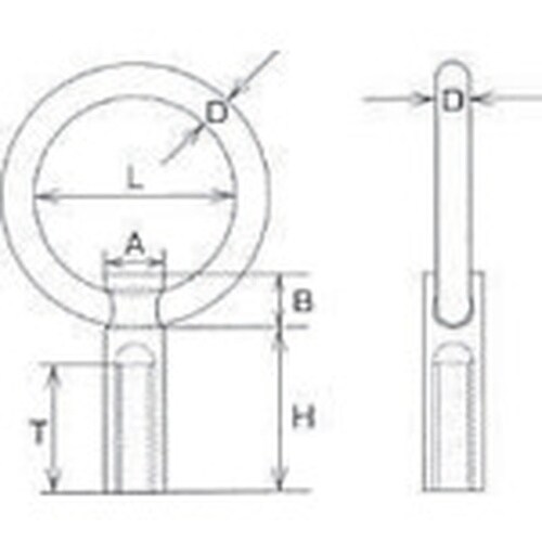 水本 フック ステンレス リングナット(ミリネジ)