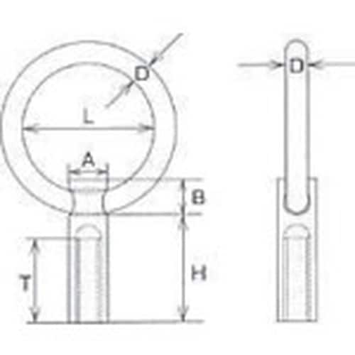 水本 フック ステンレス リングナット(ブネジ)