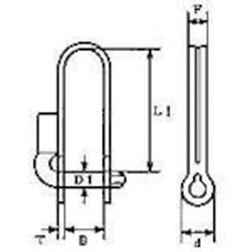 水本 ステンレス レバーピンシャックル 長さ15m