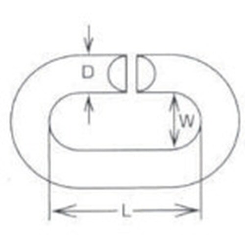 水本 ステンレス Cリンク 内長87mm