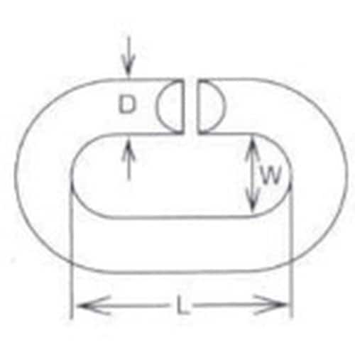 水本 ステンレス Cリンク 内長100mm