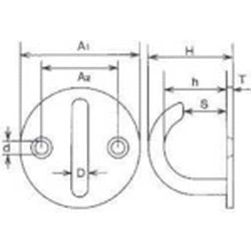 水本 アイボルト ステンレス オープンラウンドアイ