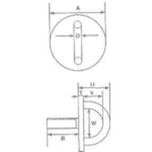 水本 ステンレス ネジ込みラウンドアイ(アンカープ