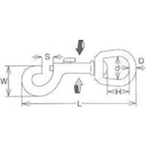 水本 ナスカン カラーグリーン 全長76mm