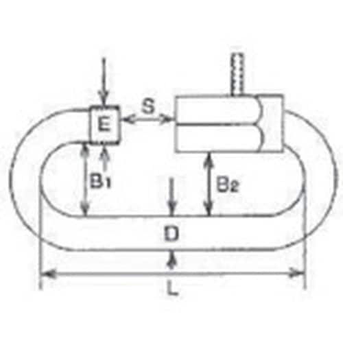 水本 ステンレス ネジ止めリングキャッチ 線径8m