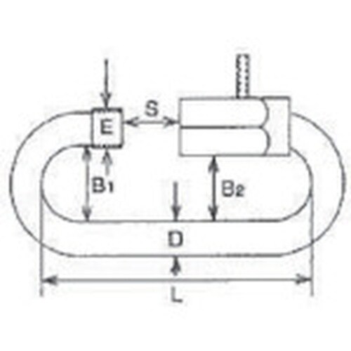 水本 ステンレス ネジ止めリングキャッチ 線径9m