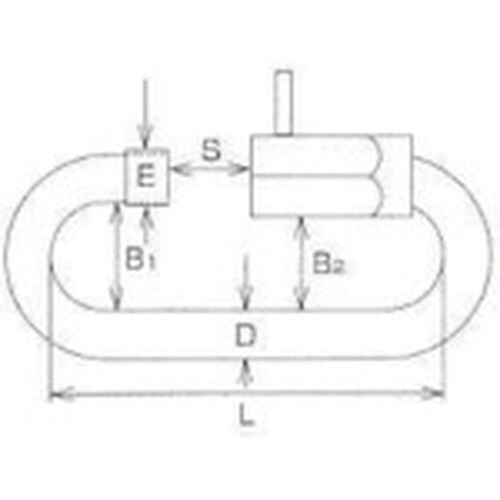 水本 ステンレス ピン止めリングキャッチ 線径16