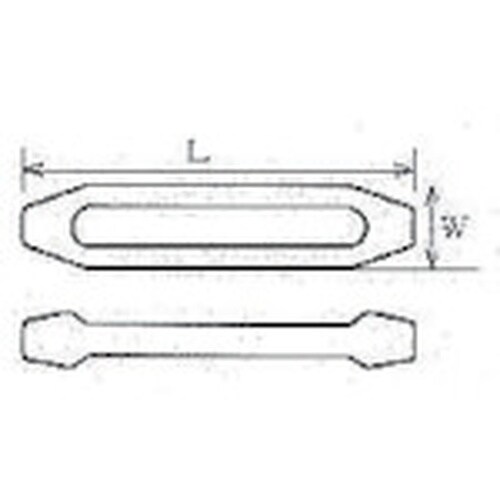水本 ステンレス 枠式ターンバックル枠のみミリネジ