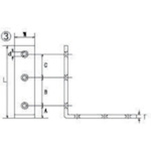 水本 ジョイント金具 ステンレス コーナー金具(角