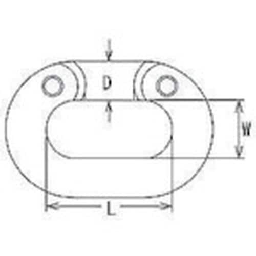 水本 ステンレス コネクティングリンク 線径10m