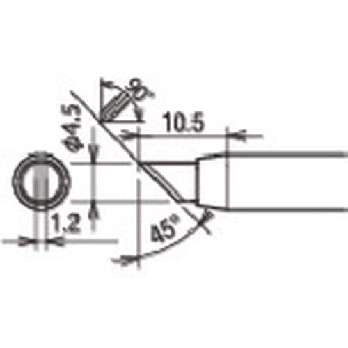グット 替こて先4.5K型RX802/852AS用