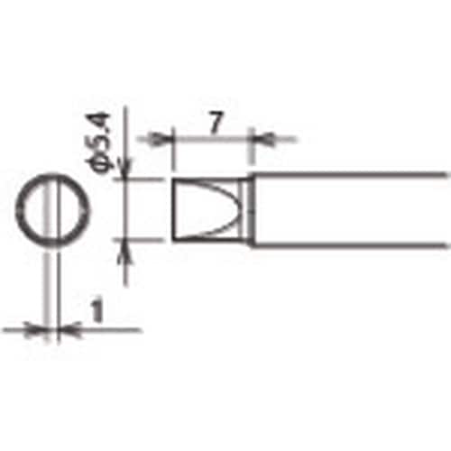 グット 替こて先5.4D型RX802/852AS用