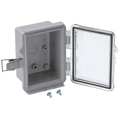 タカチ 防水・防塵ボックス 透明/ホワイトグレー