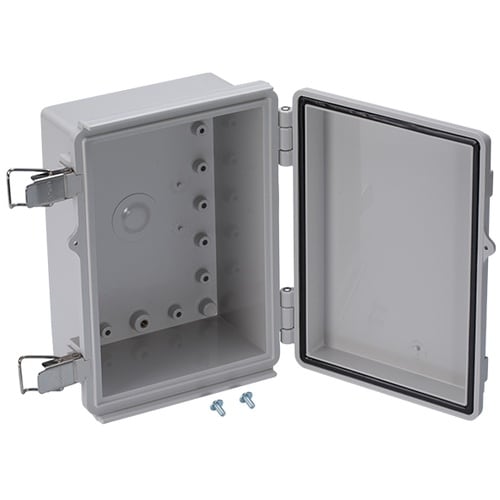 タカチ 防水・防塵ボックス ホワイトグレー 170