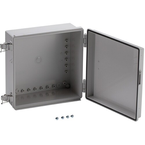 タカチ 防水・防塵ボックス ホワイトグレー 280