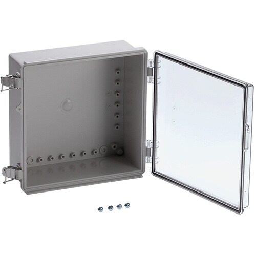 タカチ 防水・防塵ボックス 透明/ホワイトグレー