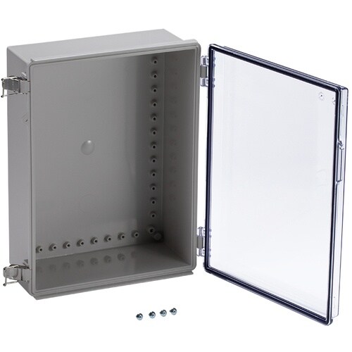 タカチ 防水・防塵ボックス 透明/ホワイトグレー