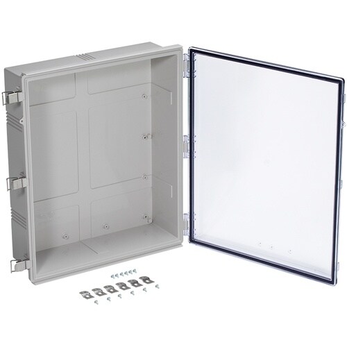 タカチ 防水・防塵ボックス 透明/ホワイトグレー