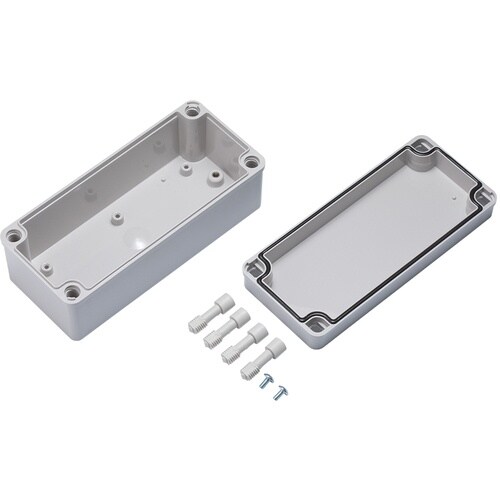 タカチ 防水・防塵ボックス ホワイトグレー 80×