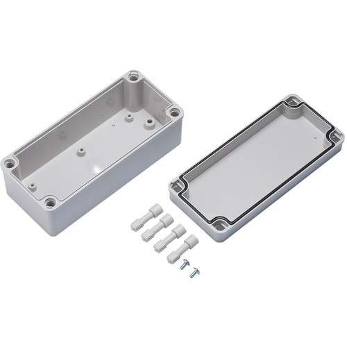 タカチ 防水・防塵ボックス ホワイトグレー 80×