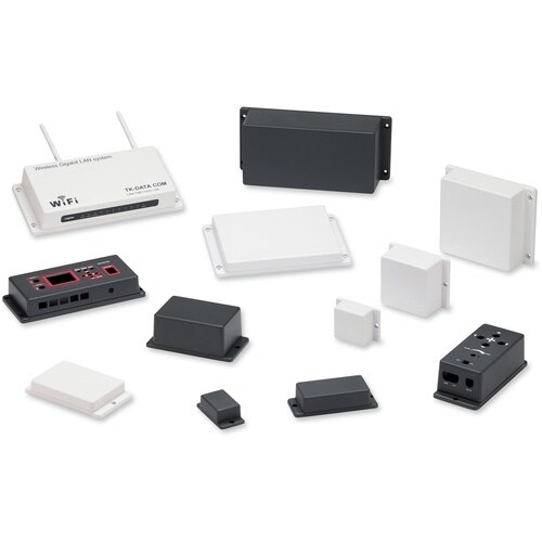 タカチ 足付難燃性プラケース W125.6×H45