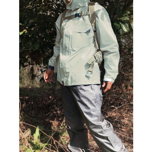 トオケミ ハイブリッドレインスーツ グレー3L