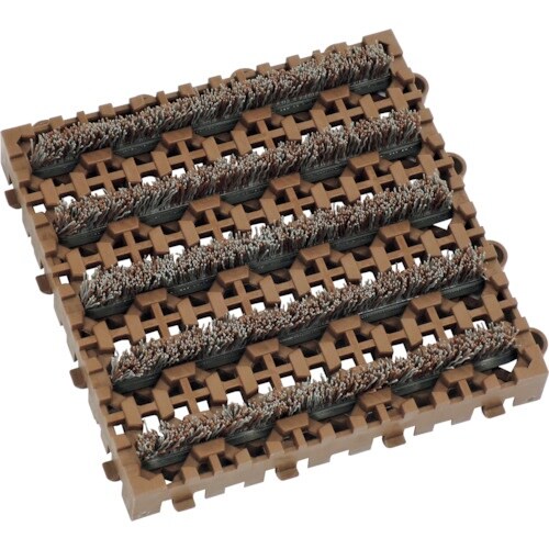 テラモト ナイロンブラッシュH−30茶