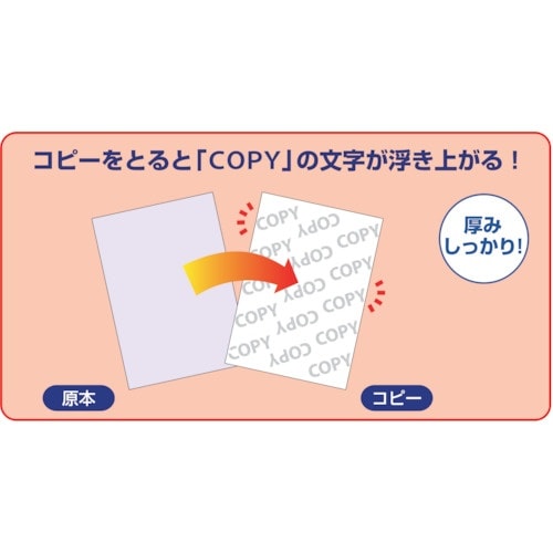 HISAGO コピー偽造防止用紙厚口A4全面