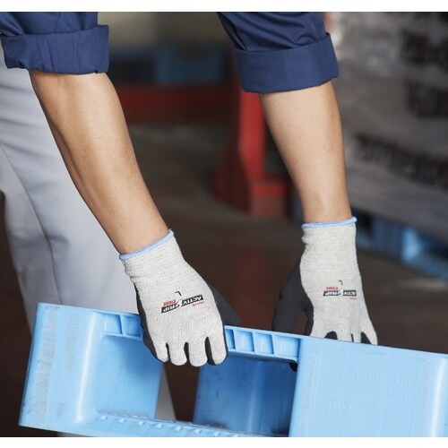 トワロン まとめ買い ニトリル背抜き手袋 アクティ