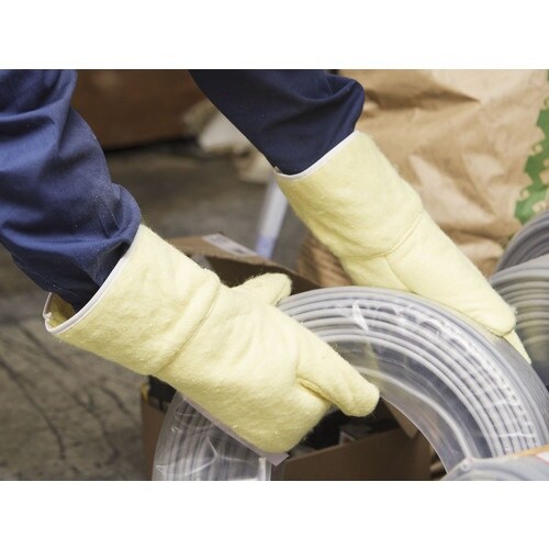 トワロン 耐切創手袋 ケブラーKD−9 3本指フェ