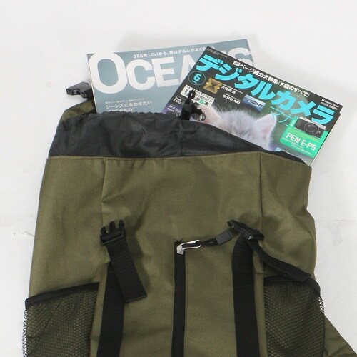 カジメイク 9101 バックパック カーキ 15L