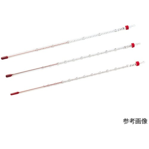AS 赤液棒状温度計0ー+200℃